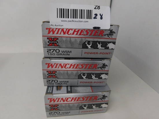 270 Winchester Short Magnum ammunition