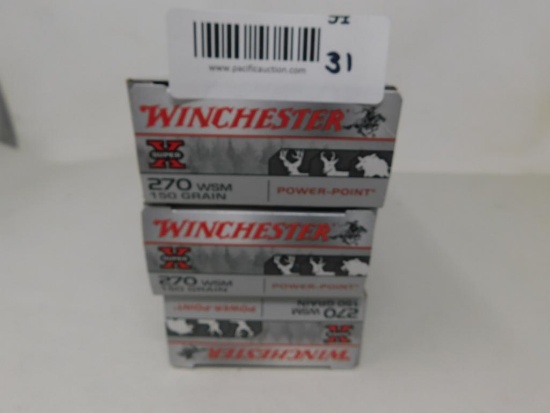 270 Winchester Short Magnum ammunition