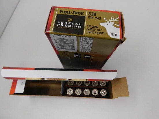 Federal Premium 338 Winchester Magnum ammunition