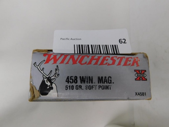 Winchester 458 Win Magnum ammunition