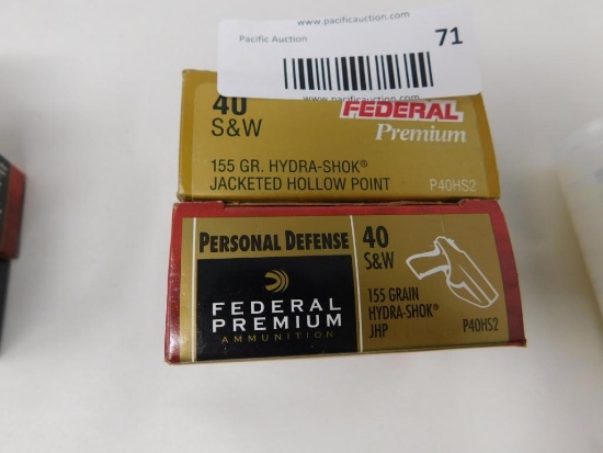 Federal Premium 40 S&W ammunition