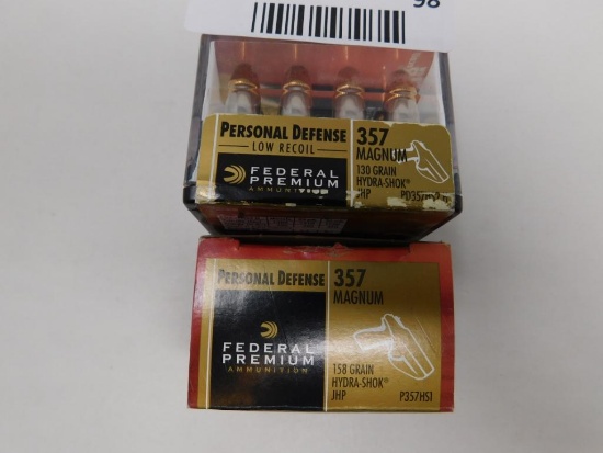 Federal Premium 357 Magnum ammunition