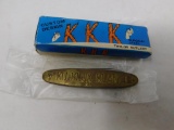Taylor Cutlery KKK knife
