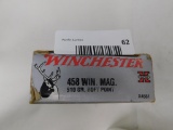 Winchester 458 Win Magnum ammunition