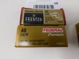 Federal Premium 40 S&W ammunition