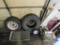 Tires, muffler pipe assortment
