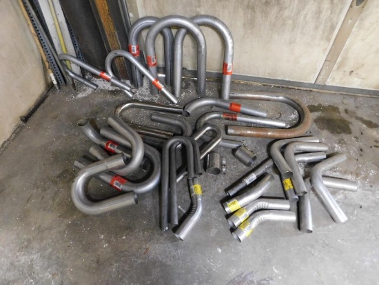 Pre bent exhaust parts