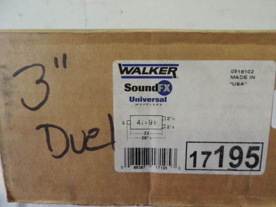 Walker sound FX muffler 3 17195.