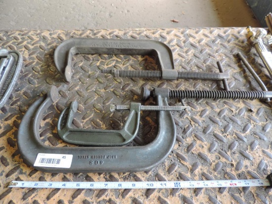C-clamps.