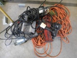 Extension cords and trouble lights