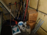 Snow removal and floor clean