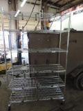 NSF Rolling metro rack.