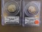 Two 2004-S Wisconsin PCGS graded quarters