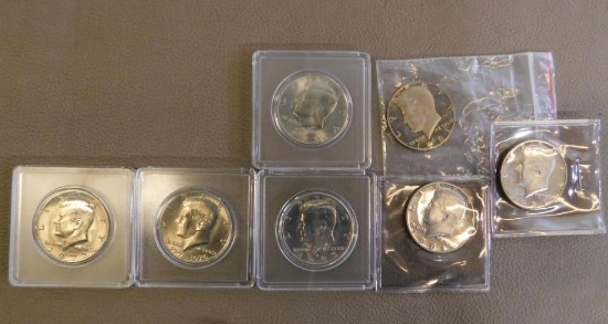 Kennedy half dollar coins