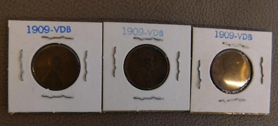 1909 VDB Wheat Penny cents
