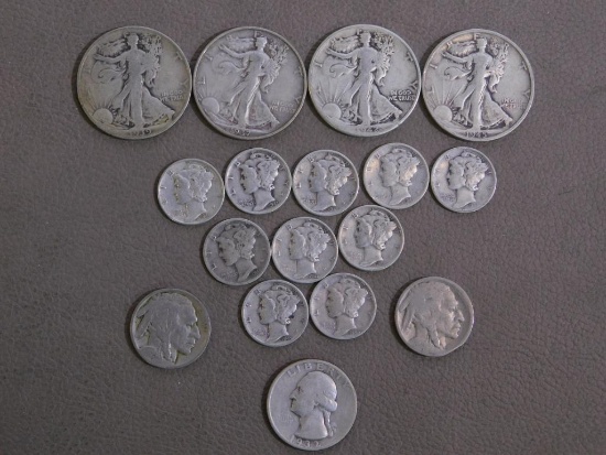 US Silver coin assortment