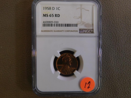 1958-D Lincoln Red cent