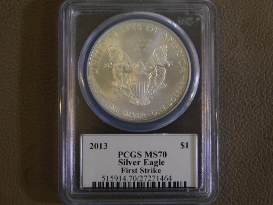 2013 First Strike NGC Silver Eagle coin