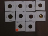 1914 & 1915 Lincoln cent coins