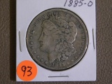 1885-O Morgan dollar coin