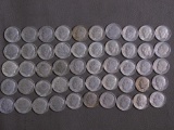 Fifty Silver Roosevelt dimes