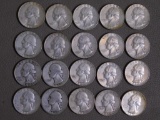 Twenty Pre 1965 Washington quarters