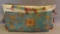 Hand beaded parfleche bag