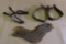 Antique western spurs and tack
