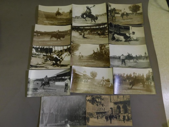 Early Colorado rodeo postcards