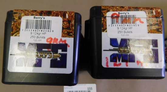 Berry's 9mm bullets for reloading