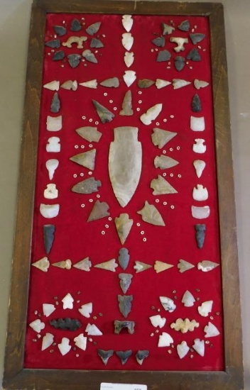 Native points and trade beads