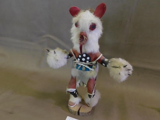 M. Nelson Signed "White Bear" Kachina