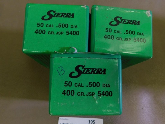 Sierra 50 cal bullets for reloading