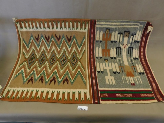 Handmade Native wool rug