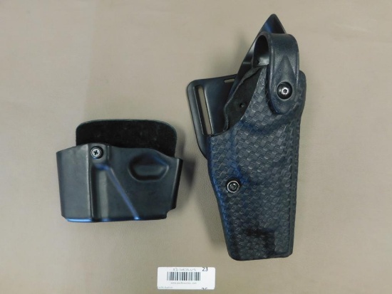 Springfield XD holster and mag pouch/cuff pouch