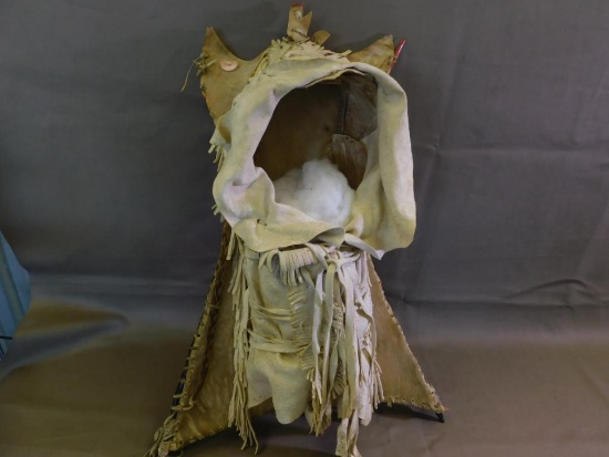 Native cradleboard or papoose