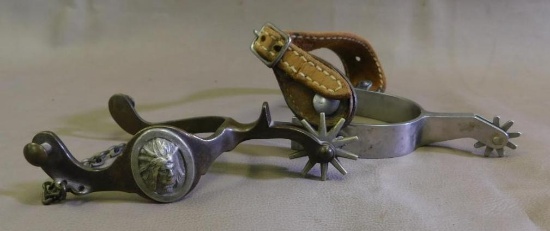 Crocket and August Buermann Western spurs