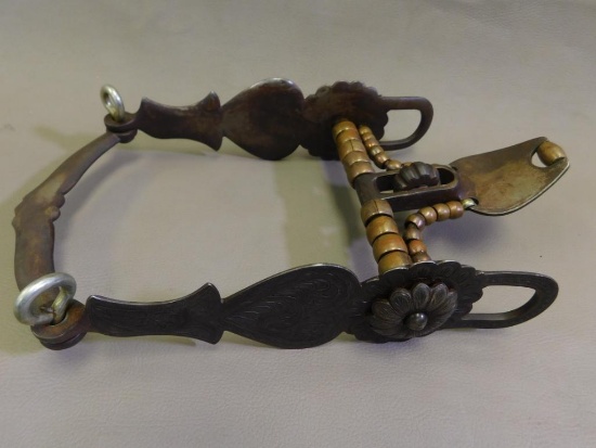 Antique Garcia Cathedral style horse bit