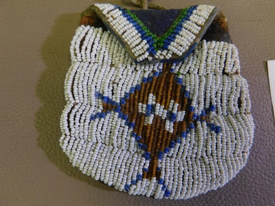 Hand Beaded Sioux Watch bag