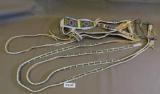 Hand beaded headstall with bit