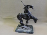 James Earle Fraser End of the Trail Bronze statue