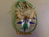 Native beadwork puzzle bag