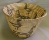 Papago style grass basket