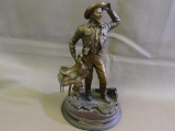 Ronald Reagan western presidential bronze statue