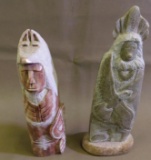 Two Native stone carvings