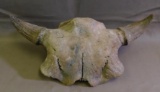 Bison skull plate