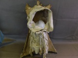 Native cradleboard or papoose