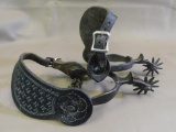 Antique steel western spurs