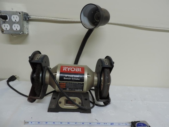 Ryobi 6" thin line bench grinder.