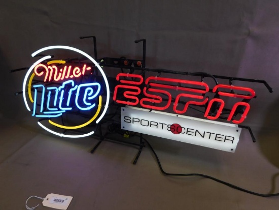 Miller Light ESPN Sports Center non light NO SHIPPING